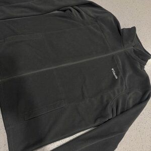 Columbia Black Zip-Up Fleece Jacket